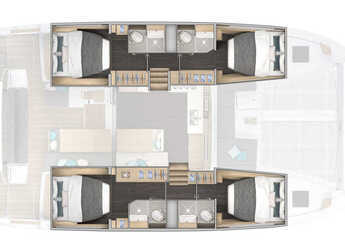 Louer catamaran à Cala dei Sardi - Lagoon 43