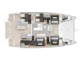 Louer catamaran à Cala dei Sardi - Lagoon 60