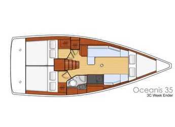 Chartern Sie segelboot in Albatros Marina - Oceanis 35