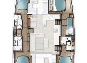 Noleggiare catamaran in Marina di Procida - Leopard 46 - 5 cab.