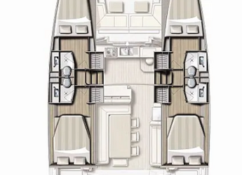 Alquilar catamarán en Porto Avdira - Bali 4.1 - 4 + 2 cab.