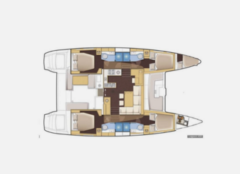 Alquilar catamarán en Puerto de Lefkas - Lagoon 450 F - 4 + 1 cab.