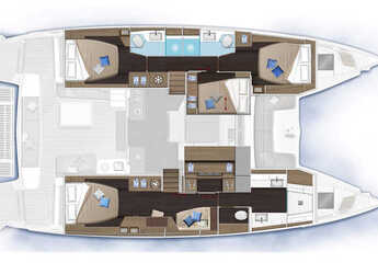 Alquilar catamarán en Porto Kheli - Lagoon 51