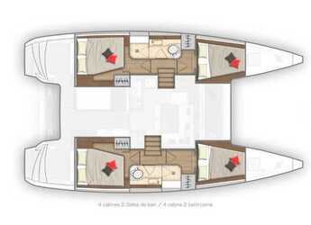 Chartern Sie katamaran in Ibiza Magna - Lagoon 40