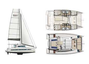 Alquilar catamarán en Alimos Marina - Bali 4.1