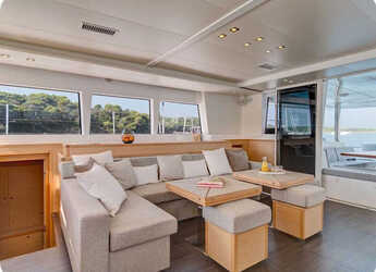 Rent a catamaran in Vlychada Marina - Lagoon 450  Flybridge