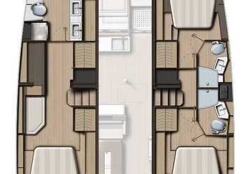 Noleggiare catamaran in Marina Frapa - Bali 4.4 - 3 + 1 cab.