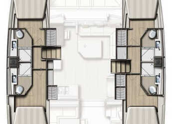 Louer catamaran à Porto Capo d'Orlando Marina - Bali 4.3 - 4 + 2 cab.