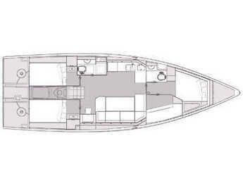 Rent a sailboat in Marine Pirovac - Elan Impression 45