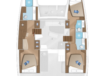 Alquilar catamarán en Marina Frapa - Lagoon 42 - 3 + 1 cab.