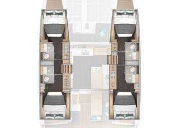 Alquilar catamarán en Marina Frapa - Lagoon 43 - 4 + 2 cab.