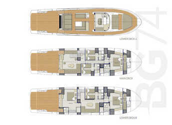 Louer yacht à Punat - Bluegame BG74