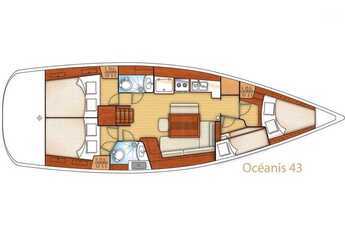 Alquilar velero en Kavala - Marina Perigialiou - Beneteau Oceanis 43 