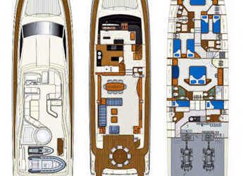 Alquilar yate en Trogir (ACI marina) - Ferretti Yachts 880 - 4. cab