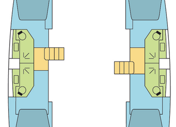 Chartern Sie katamaran in Punat - Bali 4.5 - 4 + 2 cab.