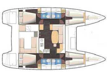 Chartern Sie katamaran in Fethiye Sailing Pier - Lagoon 400