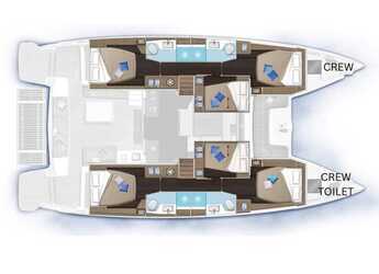 Alquilar catamarán en Split West Harbour - Lagoon 51