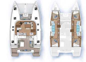 Chartern Sie katamaran in Ece Marina - Lagoon 46 - 4 + 2 cab.