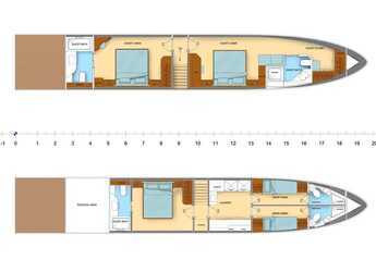 Alquilar catamarán a motor en Naviera Balear - Ocean Beast 65