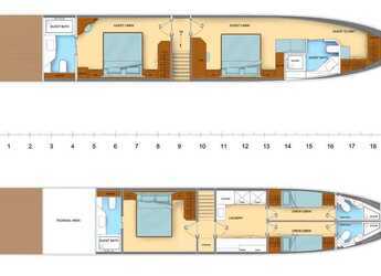 Alquilar catamarán a motor en Naviera Balear - Ocean Beast 65