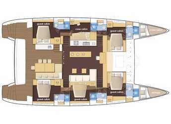 Chartern Sie katamaran in Split West Harbour - Lagoon 620 