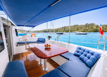 Chartern Sie katamaran in Platja des Jondal - Fountaine Pajot 38