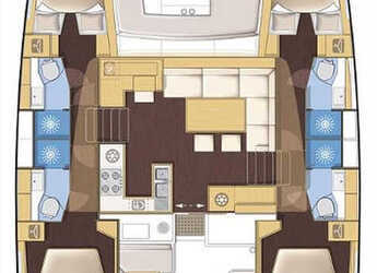 Rent a catamaran in Anse Marcel Marina (Lonvilliers) - Lagoon 450 F - 4 + 2 cab.