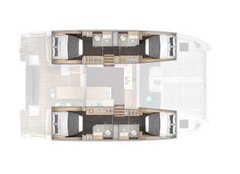 Louer catamaran à Cala dei Sardi - Lagoon 43