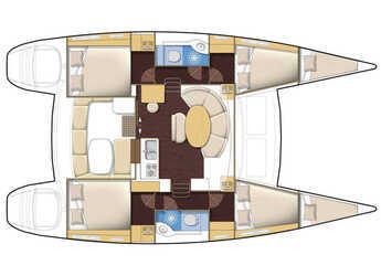 Alquilar catamarán en Kavala - Marina Perigialiou - Lagoon 380