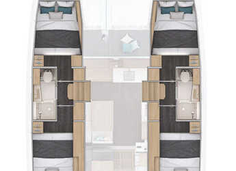 Louer catamaran à ACI Jezera - Lagoon 38 - 4 cab.