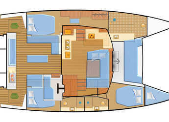 Alquilar catamarán en Marina Frapa - Fountaine Pajot Elba 45 - 3 cab.