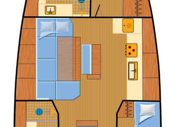 Chartern Sie segelboot in Veruda - Hanse 460 - 4 cab.