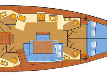 Chartern Sie segelboot in Veruda - Oceanis 46.1 - 4 cab.