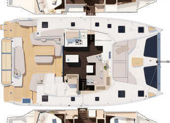 Alquilar catamarán en Naviera Balear - Fountaine Pajot FP 44 Maestro - 3 cab.