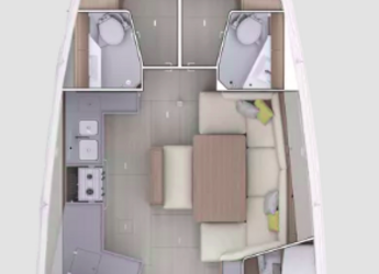 Chartern Sie segelboot in Nea Peramos - Oceanis 47 - 5 cab.