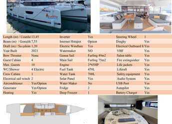 Louer catamaran à Adaköy Marina - Fountaine Pajot Elba 45 - 4 + 1 cab.