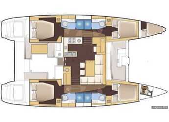 Noleggiare catamaran in Vlychada Marina - Lagoon 450 Fly