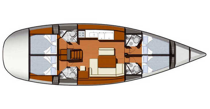 Rent a sailboat in Marina Sukosan (D-Marin Dalmacija) - Sun Odyssey 49i