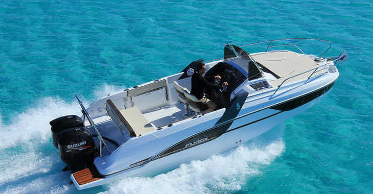 Rent a motorboat in Trogir (ACI marina) - Beneteau Flyer 7.7 SUNdeck